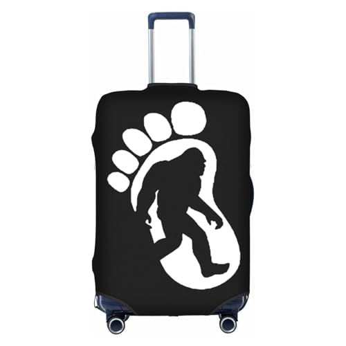 Sasquatch Big Foot Universal Stretch Suitcase Cover Carry On Luggage Sleeve Anti Scratch Travel Baggage Protector for Unisex Women X-Large