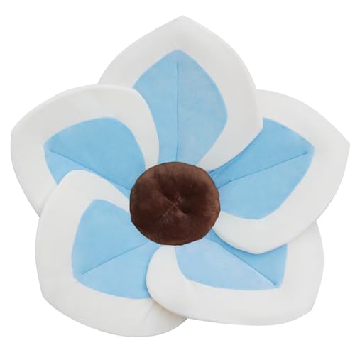 Image of Baby Bath - Flower Baby Bath Pad Infant Bathtub Mat for Bathtub Tub Sink(Blue White)
