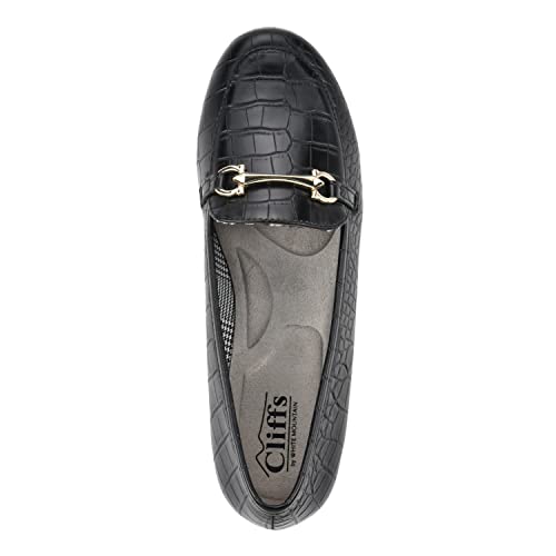 Image of CLIFFS BY WHITE MOUNTAIN Women's Glowing Cushioned Loafer Flat