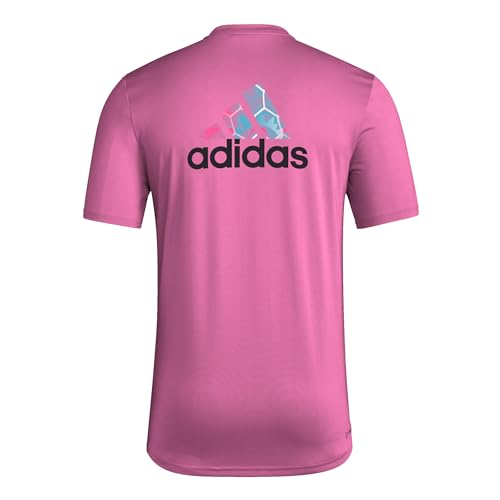 Image of adidas Men's Inter Miami CF Local Pop Short Sleeve Pre-Game T-Shirt