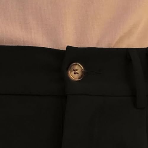 Men's Flare Baggy Dress Pants Office Business Suit Men Trousers Pockets Lightweight Modern Fit Business Pant2