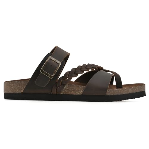 Image of White Mountain Women's Hazy Braided Footbed Sandal