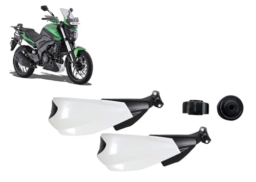 Image of Unbreakable Hand Palm Protector Wind Deflector Handguard for Dominar 400 (White)