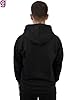 Graphic Impact Plain Pullover Hoodie Casual Hooded Top Unisex for Mens and Womens and Hooded Sweatshirts (XL - Black) #2