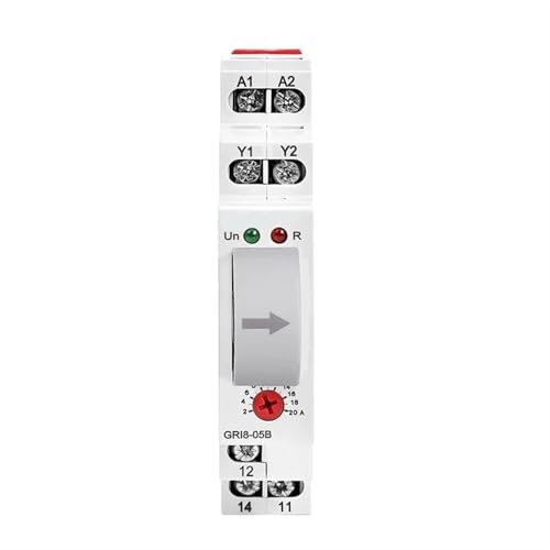 Relé GRI8-05 de control de corriente AC 2A-20A y protección de voltaje ajustable 5