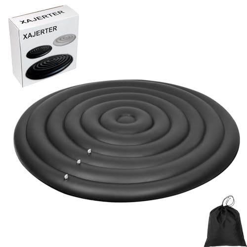 Inflatable Hot Tub Cover Round Fits Saluspa Coleman Intex Cover Thermal Insulated & Energy-Saving Weatherproof Protector Unique Design Flexible Adjust Pool Cover Size Replacement-Life Time Support