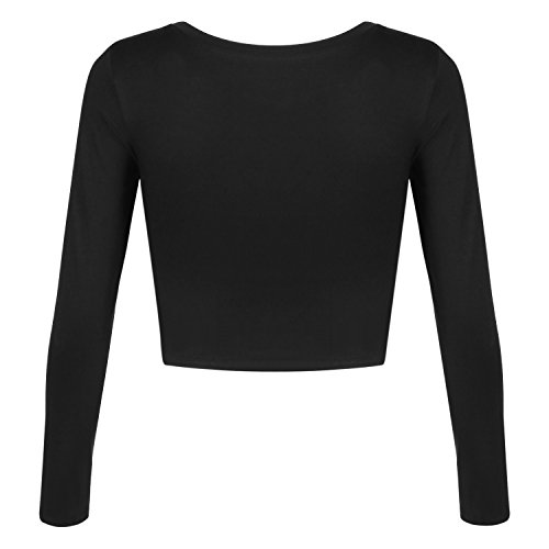 Womens Long Sleeve Crop Tops Basic Teen Girl Clothes Casual Cute Yoga Shirts Layering Slim Fitted Workout T-Shirt3
