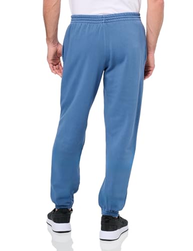 Reebok Calça jogger masculina com identidade lavada, Azul uniforme, GG