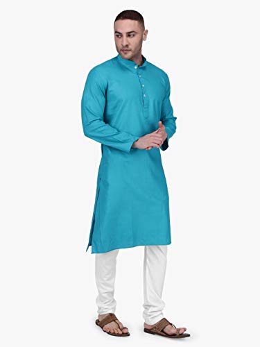 Image of Rajubhai Hargovindas Men's Premium Cotton Solid Kurta