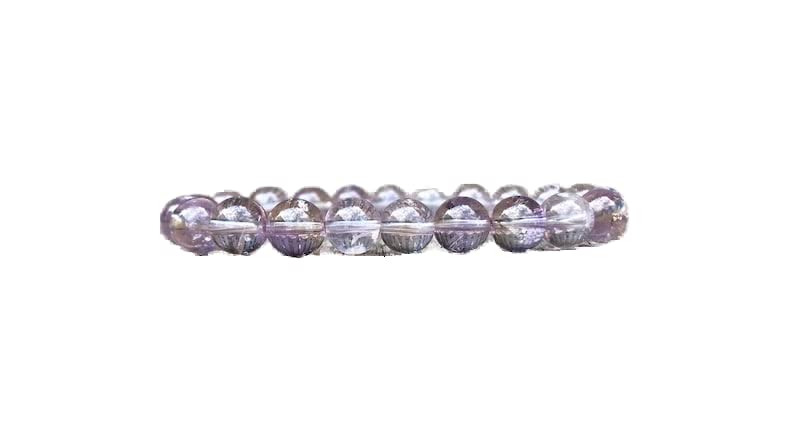 Bracelet améthrine 6mm bien-être pour le yoga et le bureau