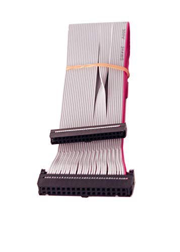 IAENCLOSURES CAB-FDD2MIN12 12 inch Floppy Drive Cable for Industrial Computer Board. (1) 34 Pin 2.00mm Pitch Female, (1) 34 Pin 2.54mm Pitch Female Connector.