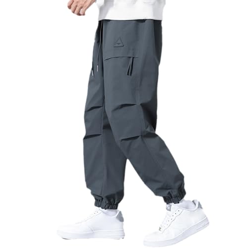Ninja Pants Baggy Men Long Shorts Stretchy Waist Wide-Leg Trousers Harem Linen Summer Trouser Any Occasion Lounge3