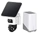 eufy Security eufyCam S4 1-Kamera-Set, kabellose Solar‑Outdoor‑Überwachungsk... 3‑Linsen Bullet‑PTZ‑Kamera, 4K UHD, 360° Multi‑Kamera‑Auto‑Tracking, 8× Hybridzoom, Farbnachtsicht