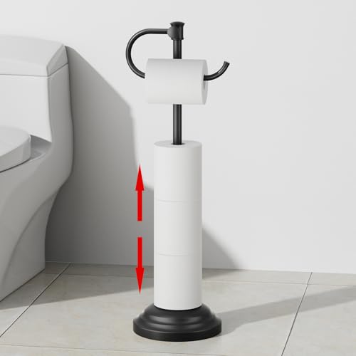 RUMOSE Floor Standing Toilet Paper Holder