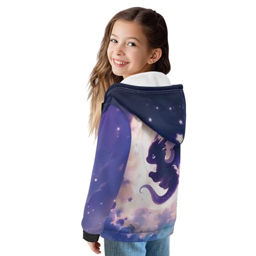 Hoodies for Teen Girls Zip Up Hooded Jacket Girls Oversized Sweatshirt Warm Kawaii Clothes for Holiday Travel2