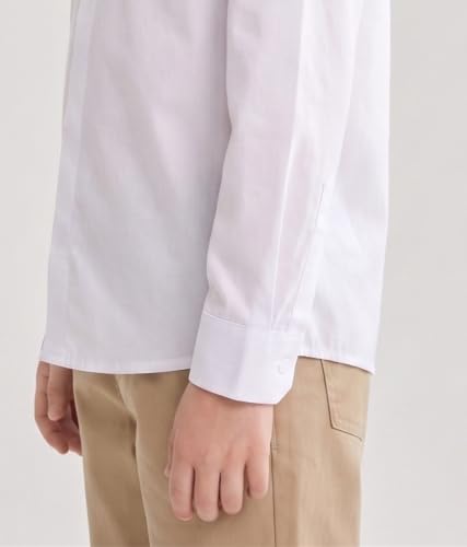 Image of Shirt for Kids | Long Sleeve Club Collar Shirts | Formal and Casual Wear | Stylish Solid Shirt for Boys and Girls | Regular Fit Buttoned and Chest Pocket