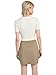 GUESS Womens Eco Short Sleeve Carla Knit Tops, Neige White, Large