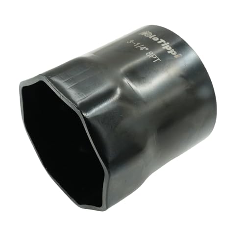 Image of 3-1 /4-Inch 8 Point Wheel Bearing Locknut Socket, 3 /4-Inch Drive, for Axle Nut Socket, Remove and Install Wheel Bearing Nuts, Carbon Steel, Powder-Coated (3-1 /4 inch 8PT, 3 /4 inch Drive)