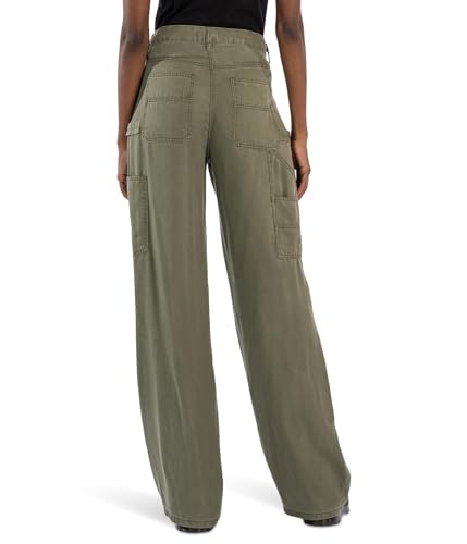 KUT from the Kloth Women's Sienna Super Wide Leg in Olive3