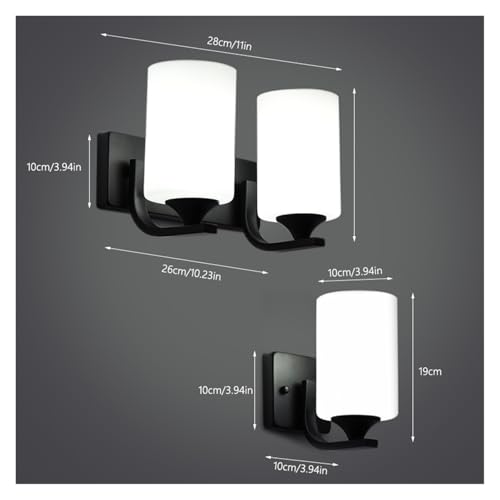 Lámpara de pared LED con pantalla acrílica de diseño minimalista y alta transmisión 5