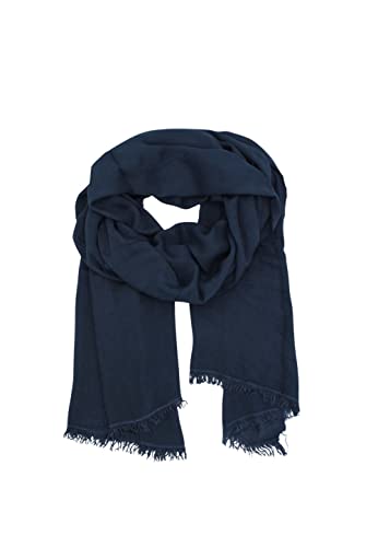 Leslii Bambus Schal Uni Dunkelblau
