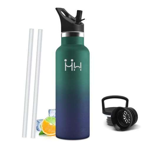 Mulbijeo Botella Termica 0,75L, Termo Sin BPA, Botella de Agua Acero Inoxidable, Aislamiento Al Vacío de Doble Pared, Termo, Acero Inoxidable 18/8, Cantimplora para Adultos, Deporte, Oficina, Yoga