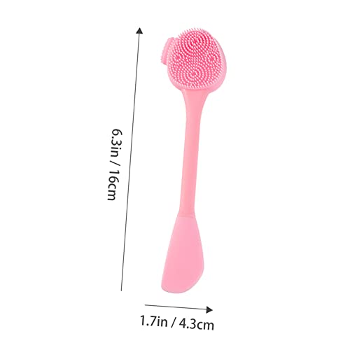 BIUDECO 4 Pcs Escova De Limpeza De Mão Escova Para Limpeza De Pele Gel De Sílica Portátil