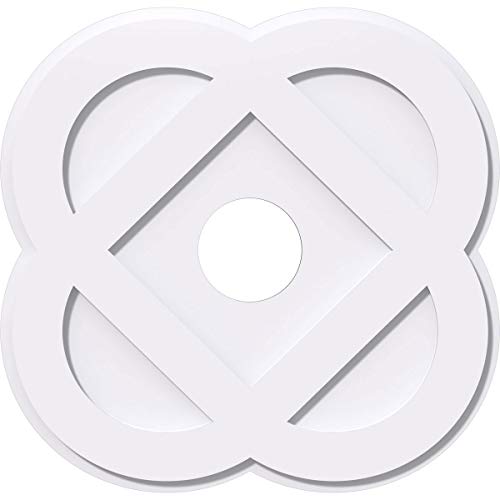 Ekena Millwork CMP34CE-07000 Charlotte Architectural Grade PVC Contemporary Urethane Ceiling Medallions 34"OD x 7"ID x 13 1/2"C x 1"P