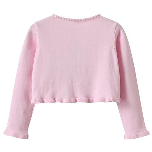 Choomomo Girls Long Sleeve Shrug Knit Cardigan Children Bolero Dress Sweater Cropped Jacket Cover Up2