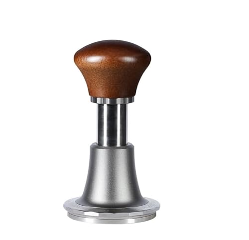 ヒーローソードコーヒータンパー ステンレススチール コーヒーパウダープレス エスプレッソマシン 布製パウダーレベラー パウダーハンマー カスタマイズツール(58MM Threaded Base)