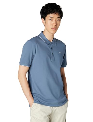 Polo Hugo para Hombre con Cuello y Ribetes en Contraste