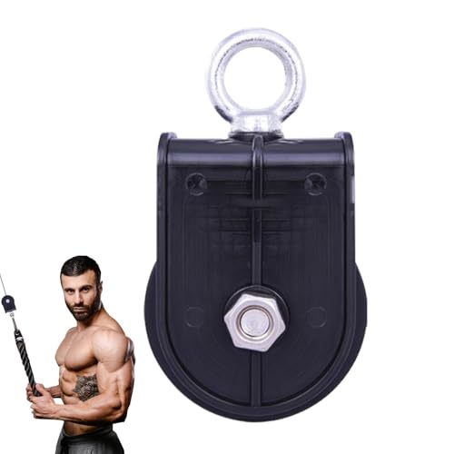 SVCEQZE ハンギングプーリーホイール - ホームジムプーリーホイール | 360°回転 リフティング 高耐久 ミュート スイベル フィットネス エクササイズ ジム設備用