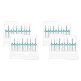 QUARKZMAN 4 Set (40 Stück) PCB Bohrersatz 1/8" Schaft 0,9mm, Wolframkarbid Mikro Spiralbohrer Werkzeuge Für Leiterplatten Schmuck Plastik Holz Weichmetall