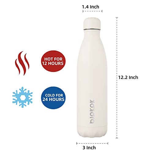 Image of BJPKPK 25 oz Insulated Water Bottle, Stainless Steel Flask, Leak Proof