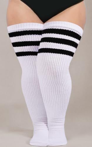 Image of Abodhu Plus Size Thigh High Socks for Thick Thighs Women- Extra Long Widened Extra Long Thick Knit