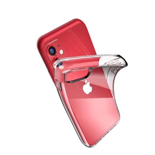 Image of DARKFIT Back Cover Case Compatible for iPhone 11 | Soft Flexible Slim-Fit | Full Body 360 Protection | Shock Proof | Color Clear Transparent White | Pack of 1 |