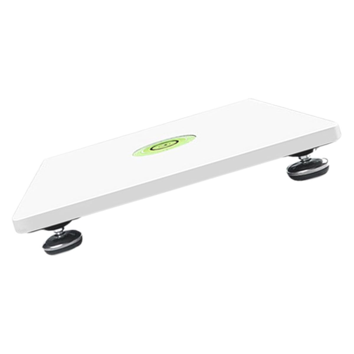Planche de nivellement réglable blanche acrylique pour table en résine époxy UKCOCO