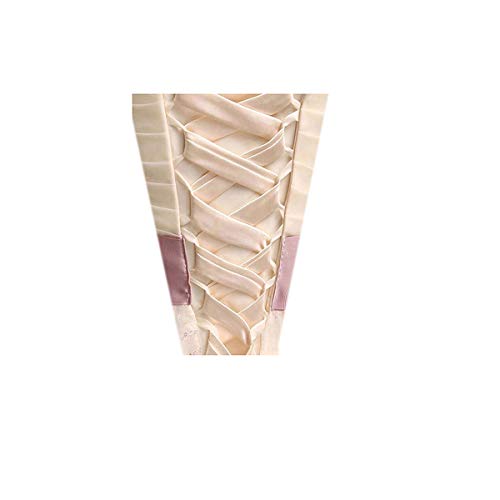 Dress Cord Back Adjustable Corset Back Kit Lace-Up Satin 140'' Champagne