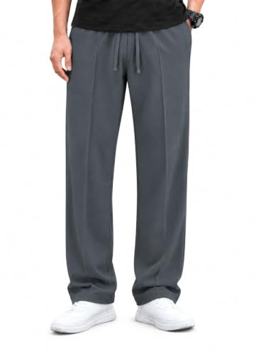 Mack Jonney Men’s Cotton Trackpants Gray DARK GREY - Image 2