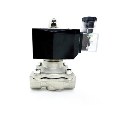 Électrovanne 3/8 inox 110V NPT vanne arrêt automatique eau air - 6