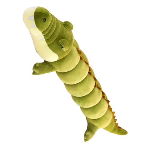Genérico Juguetes de cocodrilo Animales – de peluche almohadas suaves, de peluche de cocodrilo | Gigante para dormitorio, salón, niña, niños, regalo de cumpleaños, decoración interior divertida