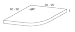 Plato ducha resina antideslizante textura pizarra Smooth Bricodomo 90x90 Semicircular Blanco