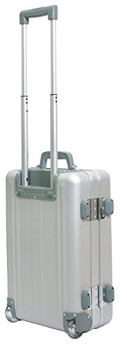 Me and My Maleta Maletin de Cabina Aluminio Plateado con Trolley Ruedas