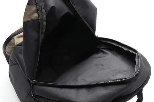 Image of Police 20L Laptop Backpack for Men & Women | Lightweight Office & Travel Bag with Adjustable Padded Straps | Water-Resistant | Army Green & Black