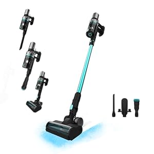 Cecotec Conga Rockstar 2500 Thunder Powerhead Elektrische bezem, draadloos, 400 W, 120 AW, gebruiksduur 65 minuten in Eco, anti-klitteborstel, harde slang, 2-in-1 accessoire voor meubels en hoeken