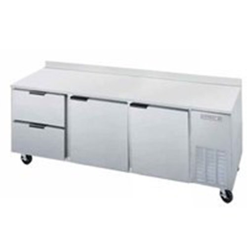 Beverage-Air 93" Stainless Steel 2-Drawer Worktop Refrigerator by Beverage Air – Stainless-Steel, Model WTRD93A-2