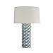 Arteriors 17499-891 Ari - 1 Light Table Lamp, Celadon Crackle Finish with Light Gray Cotton/White Cotton Shade