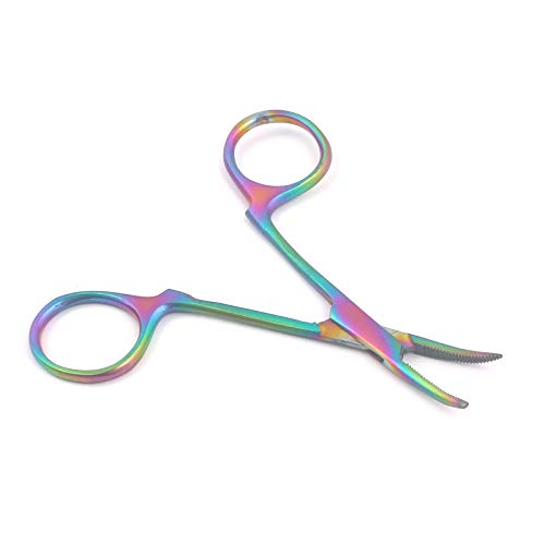 OdontoMed2011 Multi Color Rainbow Mosquito Hemostat Forceps 3.5