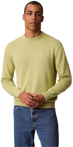 Calvin Klein LS Ez Cotton Crewnk Sweater 12Gg Lv04Rc309G, Maglione, Uomo, Beige (Winter Pear), XS