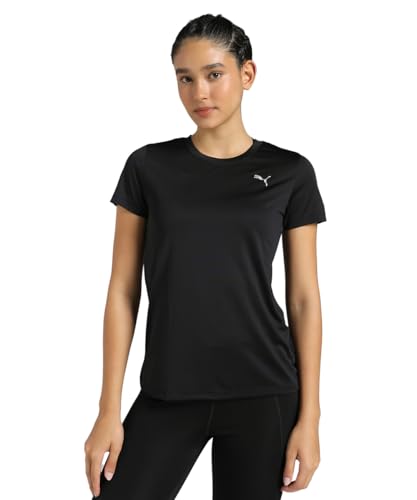 Image of Puma Women's Solid Regular Fit Tees
